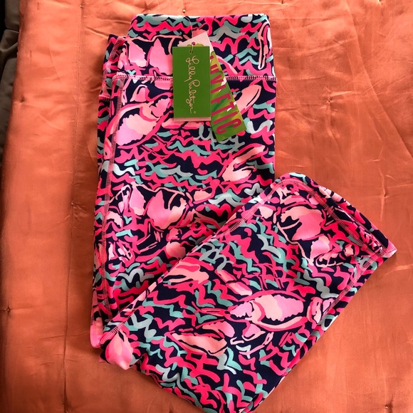 Lilly Pulitzer Pants - Lilly Pulitzer luxletic lobstah roll yoga leggings